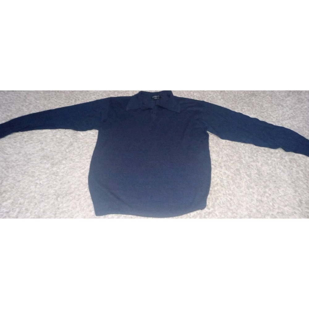 Men's Geoffrey Beene Sweater Sweatshirt Size XL Color Blue Designer Business Dad